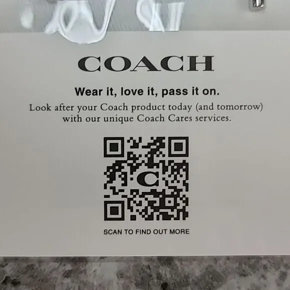 COACH Signature Heart Lollipop Drop Earrings NWT - Picture 6 of 10
